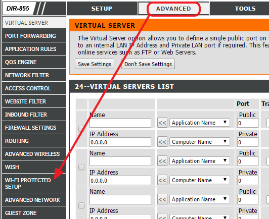 Как отключить WPS на роутере