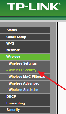 Как поменять пароль на роутере TP-LINK