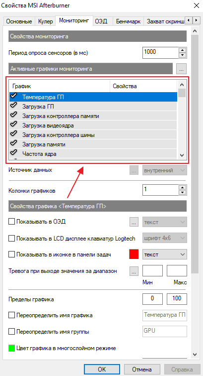 MSI Afterburner: как включить мониторинг в игре и пользоваться настройками