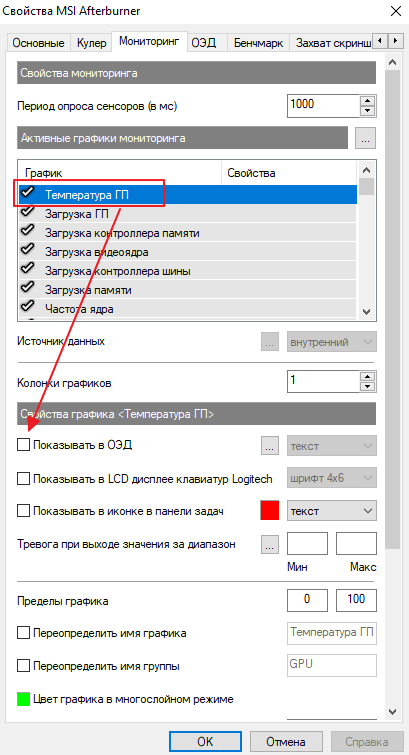 MSI Afterburner: как включить мониторинг в игре и пользоваться настройками