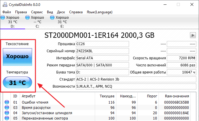 SMART HDD: как проверить состояние жесткого диска