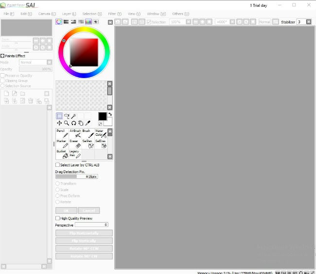 Как рисовать арты в Paint Tool Sai