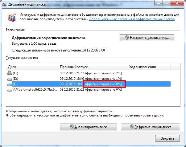 Как сделать дефрагментацию диска?