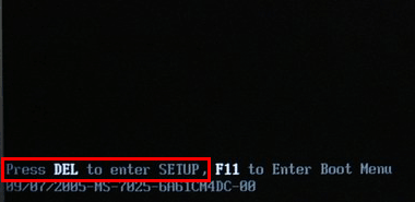 Как выставить загрузку с диска?