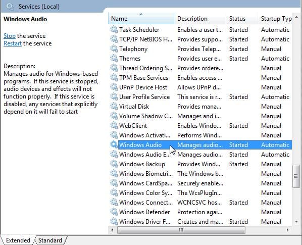 При воспроизведении видео нет звука