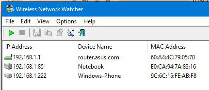 Смотрим кто подключен к моему wifi