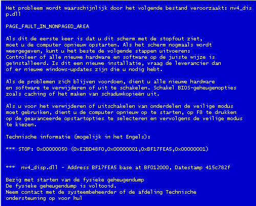 Stop ошибка 0x00000050 исправить синий экран Windows 7 и XP
