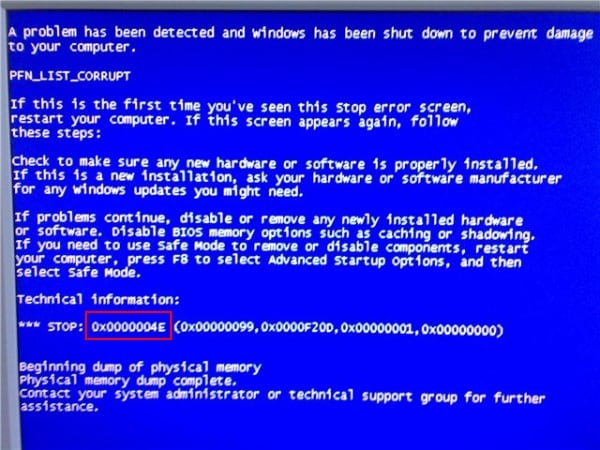 Как исправить синий экран смерти?