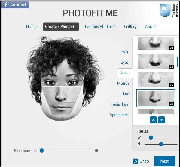 Составление фоторобота онлайн бесплатно