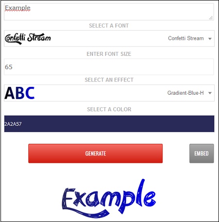 Генератор шрифтов онлайн — ТОП-4