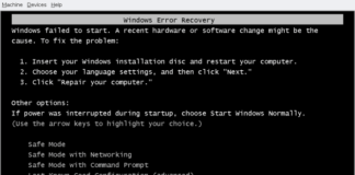 Windows failed to start. A recent hardware or software change might be cause…