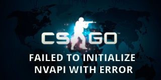 Failed to initialize NVAPI with error 0xFFFFFFFE в CSGO