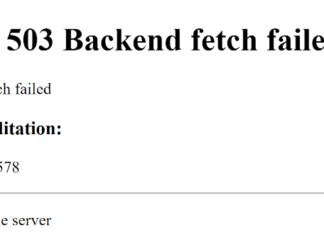 Ошибка Error 503 Backend fetch failed что делать