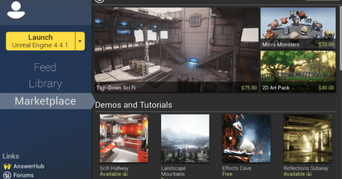 Ассеты Unreal Engine Marketplace: что это и для чего они нужны